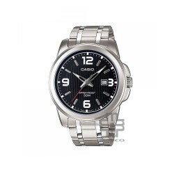 Casio General MTP-1314D-1AV Silver Stainless Steel Band Men Watch