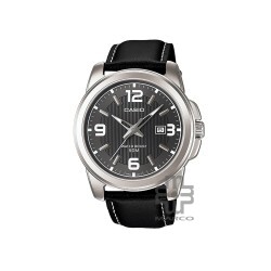 Casio General MTP-1314L-8AV Black Leather Band Men Watch