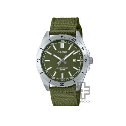 Casio General MTP-B155C-3EV Green Cloth Band Men Watch