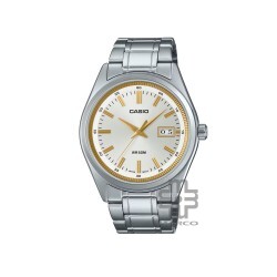 Casio General MTP-B180D-7AV Silver Stainless Steel Band Men Watch