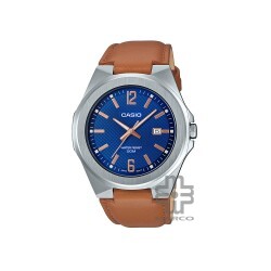 Casio General MTP-E158L-2AV Brown Leather Band Men Watch