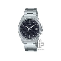 Casio General MTP-E720D-1AV Silver Stainless Steel Band Men Watch