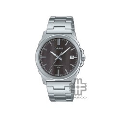 Casio General MTP-E720D-8AV Silver Stainless Steel Band Men Watch