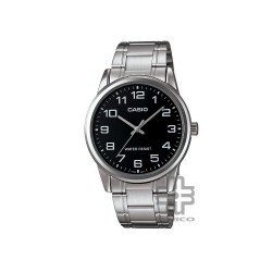 Casio General MTP-V001D-1B Stainless Steel Band Men Watch