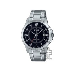 Casio General MTP-V004D-1C Silver Stainless Steel Band Men Watch