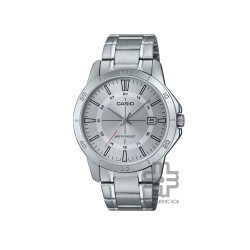 Casio General MTP-V004D-7C Silver Stainless Steel Band Men Watch