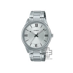 Casio General MTP-V005D-7B5 Silver Stainless Steel Band Men Watch