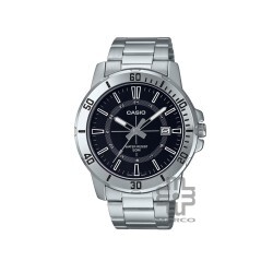 Casio General MTP-VD01D-1CV Silver Stainless Steel Band Men Watch