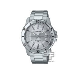 Casio General MTP-VD01D-7CV Silver Stainless Steel Band Men Watch