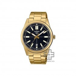 Casio General MTP-VD02G-1E Gold Stainless Steel Band Men Watch