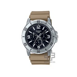 Casio General MTP-VD300-5B Light Brown Resin Band Men Watch