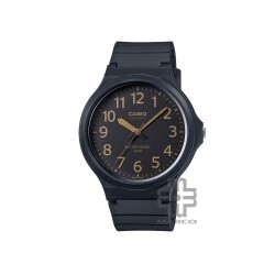 Casio General MW-240-1B2V Black Resin Band Men Watch