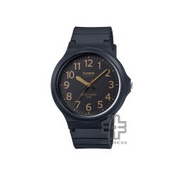 Casio General MW-240-1B2V Black Resin Band Men Watch