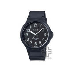 Casio General MW-240-1BV Black Resin Band Men Watch