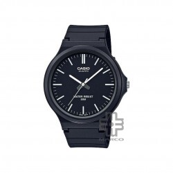 Casio General MW-240-1EV Black Resin Band Men Watch