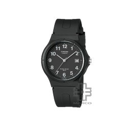 Casio General MW-59-1BV Black Resin Band Men Watch