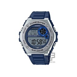 Casio General MWD-100H-2AV Blue Resin Band Men Watch