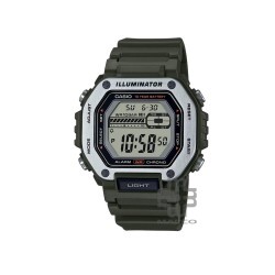 Casio General MWD-110H-3AV Green Resin Band Men Watch