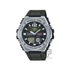 Casio General MWQ-100-3AV Black Resin Band Men Watch