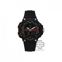 Caterpillar Ana-digit X MX-165-21-138 | Racing Red | Rubber Strap | Analog Digital | Men Watch