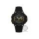 Caterpillar Ana-digit X MX-165-21-237 | Black Yellow | Rubber Strap | Analog Digital | Men Watch