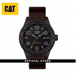 CAT CAMDEN DATE 52MM NH-151-35-535 BROWN LEATHER STRAP MEN WATCH