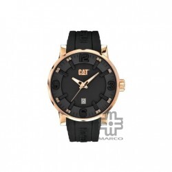 [LAST UNIT] CAT BOLD 46MM NJ-191-21-139 BLACK SILICON STRAP MEN WATCH