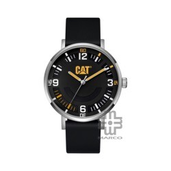 Caterpillar ELLIPSE NQ-140-21-137 Black Dial Black Silicone Strap Analog Men Watch