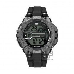 CAT BOLT DIGITAL OA-167-21-141 BLACK POLYURETHANE STRAP MEN WATCH