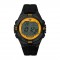 Caterpillar DIGIMAX OC-167-21-247 DIGITAL SILVER YELLOW DIAL BLACK PU STRAP MEN WATCH