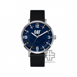 Caterpillar ELLIPSE NQ-140-21-632 Blue Dal Black Silicone Strap Analog Men Watch