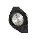 Caterpillar Phoenix P9-160-21-227 Silver Yellow Dial Black Rubber Strap Analog Men Watch