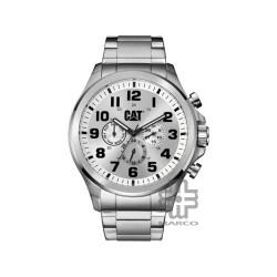 [LAST UNIT] CAT OPERATOR MULTI PU-149-11-212T SILVER STAINLESS STEEL STRAP MEN WATCH