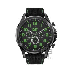 CAT OPERATOR MULTI PU-169-63-113 BLACK NYLON STRAP MEN WATCH