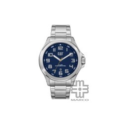 Caterpillar Operator PU-241-11-616 Blue Stainless Steel Analog Watch | 3 Hand Movement | 10 ATM | 45MM | 2Y Warranty