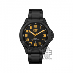 Caterpillar Operator PU-261-12-117 | All Black Stainless Steel | Analog Watch | 10 ATM | 45MM | 2Y Warranty