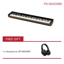 CASIO Privia Upper Grade Digital Piano PX-S6000BK Black (Top Only)