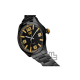 Caterpillar H-Dial QA-161-16-137 Black Yellow Stainless Steel Analog Watch | 100M | 44MM | 2Y Warranty