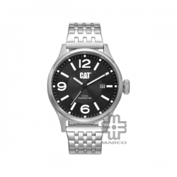 Caterpillar DIAM QB-141-11-132 | Black Stainless Steel l | Analog Watch | 10 ATM | 44MM | 2Y Warranty