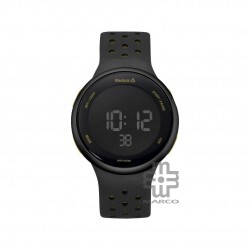 REEBOK ELEMENTS RD-ELE-G9-PBIB-B2 BLACK SILICON STRAP MEN WATCH