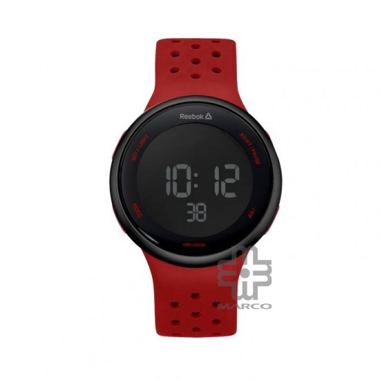 REEBOK ELEMENTS RD-ELE-G9-PBIR-BR RED SILICON STRAP MEN WATCH