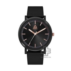 REEBOK FRAN RD-FRA-U2-PBPB-B3 BLACK RUBBER STRAP WOMEN WATCH