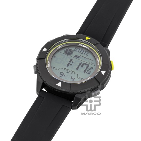 Reebok Blaze RV-BLZ-G9-PBPB-WG Black Green Men Digital Watch | 50MM | 5ATM | 2Y Warranty