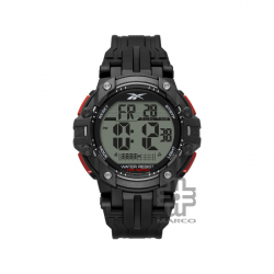 Reebok CROSS RV-CRO-G9-PBPB-WR | Warrior Black | Men Digital Watch | 48MM | 5ATM | 2Y Warranty