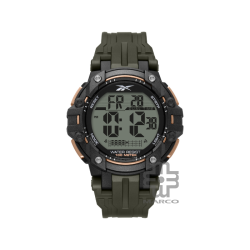 Reebok CROSS RV-CRO-G9-PBPG-WE | Military Green | Men Digital Watch | 48MM | 5ATM | 2Y Warranty