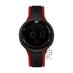 REEBOK ELEMENTS GT RV-ELG-G9-PBIR-BB BLACK LEGACY RED SILICON STRAP MEN WATCH