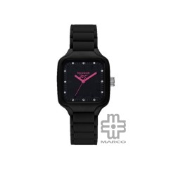 Reebok Glimmer RV-GLI-L2-PBIB-BP Warrior Black Laser Pink Women Analog Watch | 36MM | 5ATM | 2Y Warranty