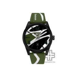 Reebok Kamikaze RV-KAM-G3-PBIG-GB Military Green White Men Analog Watch | 44MM | 5ATM | 2Y Warranty