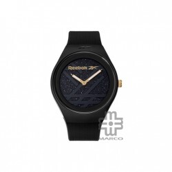 REEBOK SPARKLE RUN 2.0 GLITTER RV-SR2-L1-PBPB-B2 Black Dial Black Rubber with Stainless Steel Buckle Women Watch