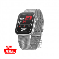 Reebok RELAY 3.0 RV-RL3-U0-A1S1-BB | Unisex Smartwatch | 1.78' AMOLED Display | Bluetooth Call | Silver | 40MM